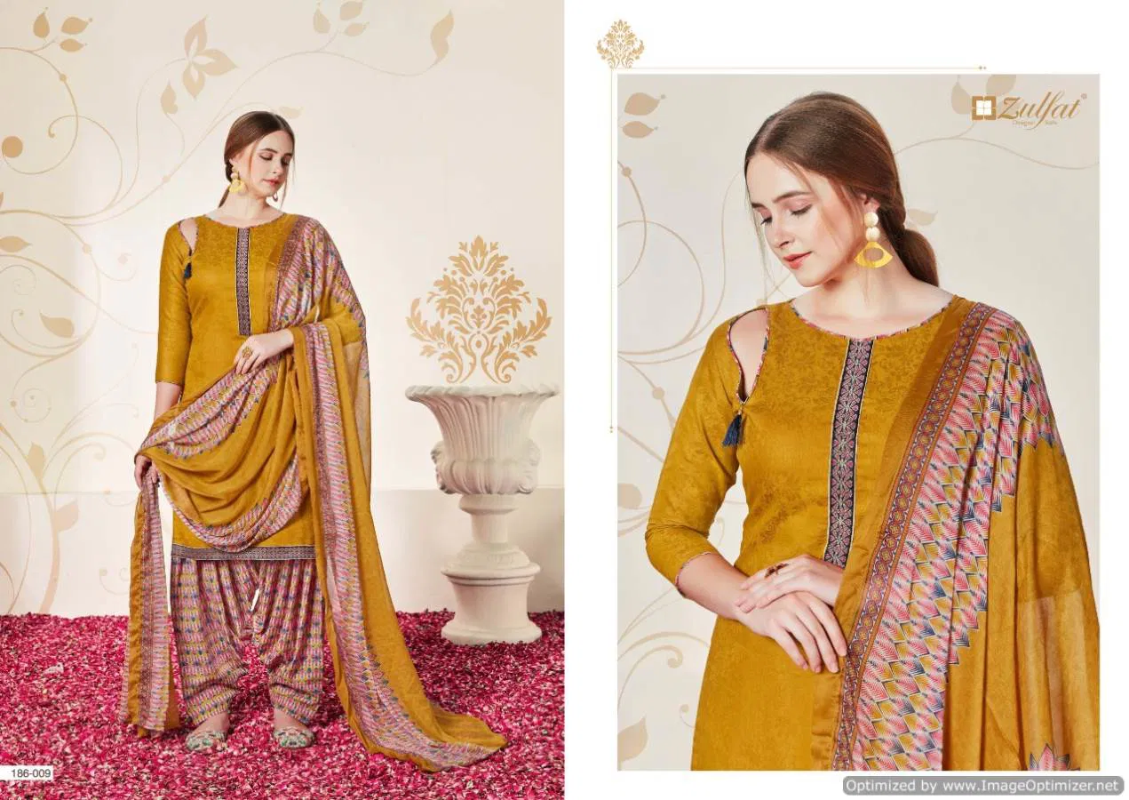 Zulfat Husna E Patiala 2 Heavy Jam Cotton Jacquard Dress Material